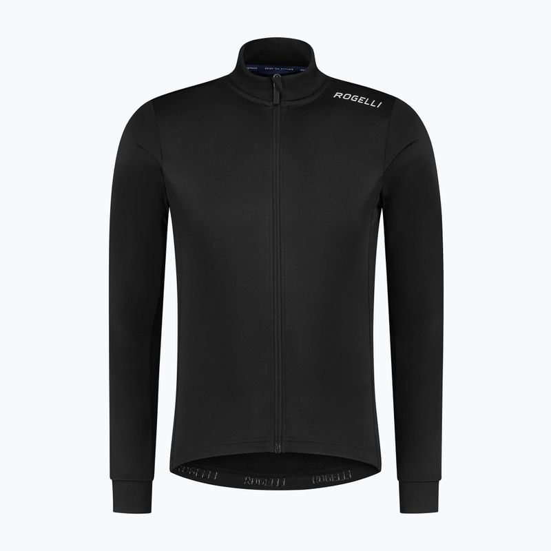 Longsleeve rowerowy męski Rogelli Core black 4