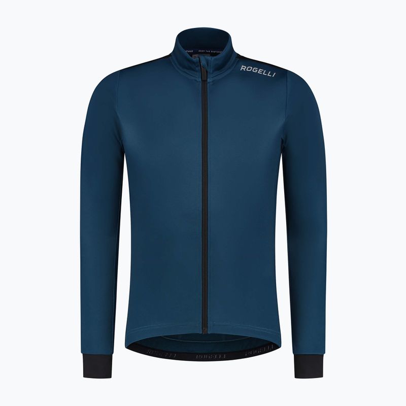 Longsleeve rowerowy męski Rogelli Core navy 3