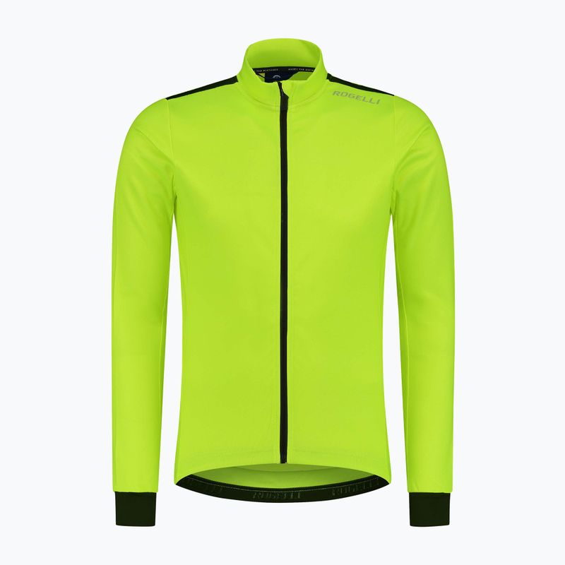 Longsleeve rowerowy męski Rogelli Core fluor/black 3