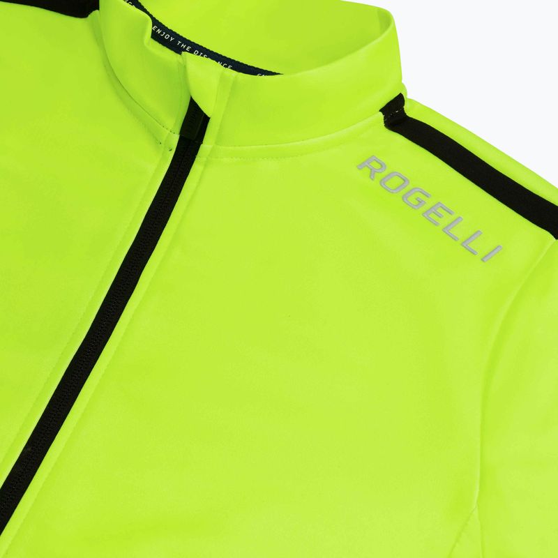 Longsleeve rowerowy męski Rogelli Core fluor/black 5