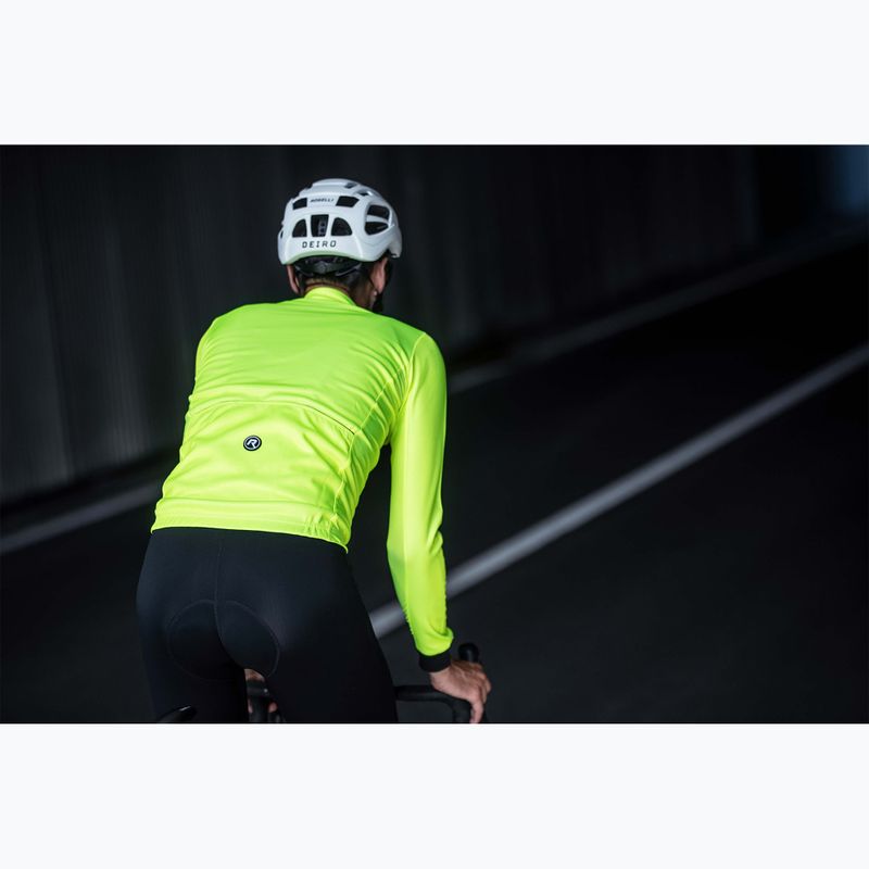 Longsleeve rowerowy męski Rogelli Core fluor/black 9