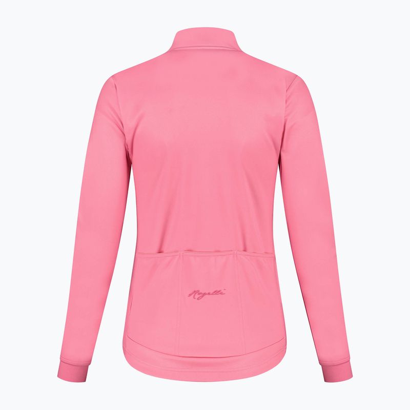 Longsleeve rowerowy damski Rogelli Core pink 4