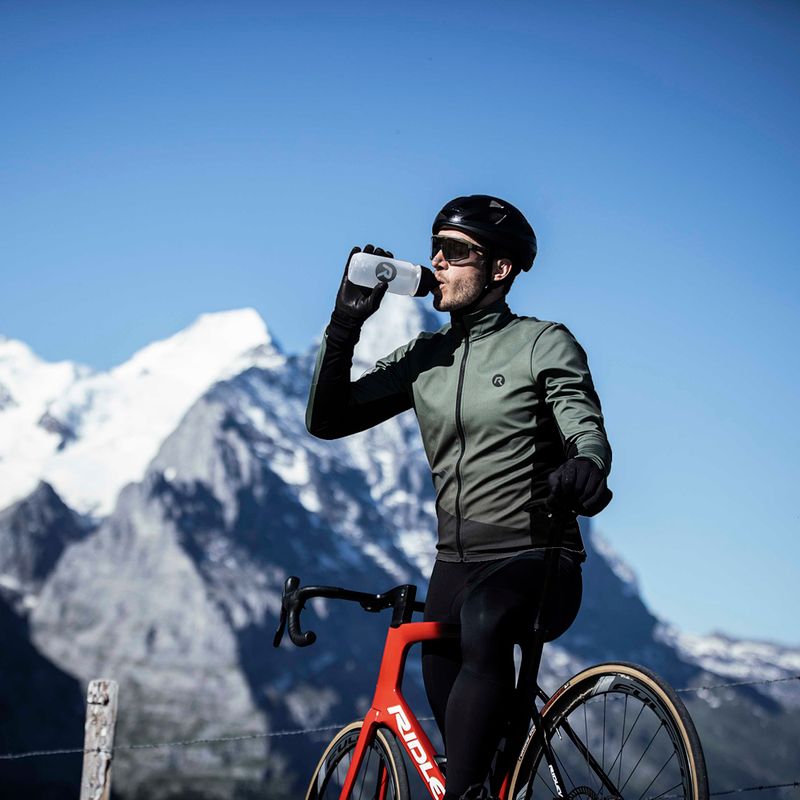 Kurtka rowerowa męska Rogelli Tarax Winter Jacket army green 9