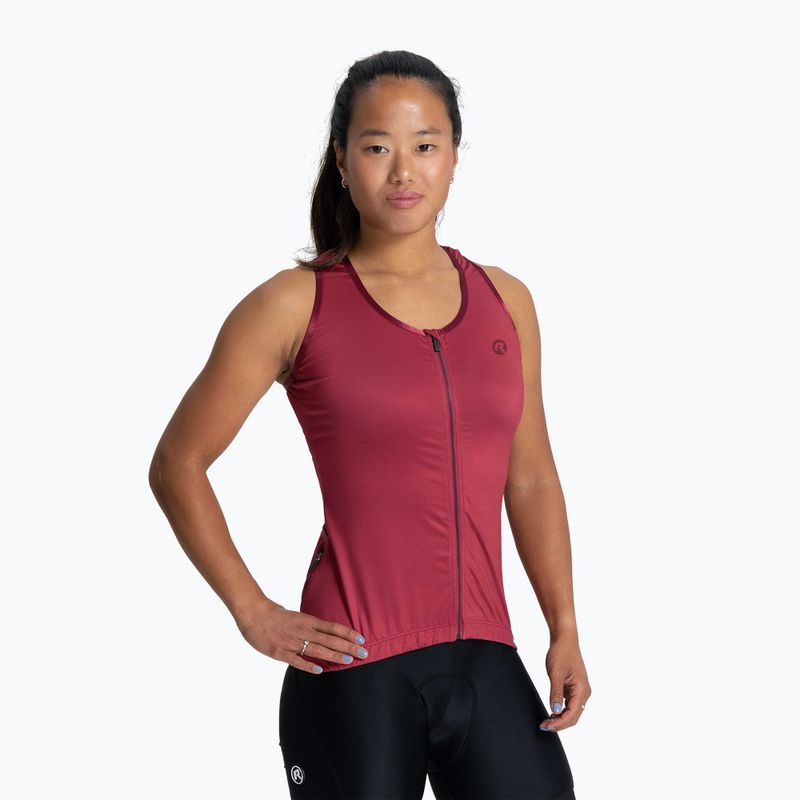 Tank top rowerowy damski Rogelli Abbey Tank Top W cerise