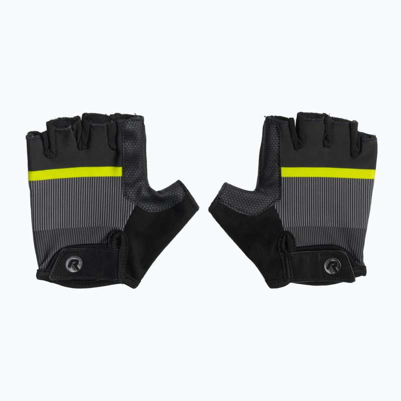 Rękawiczki rowerowe męskie Rogelli Hero II black/fluor/grey 2