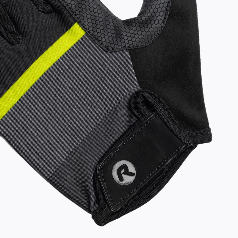 Rękawiczki rowerowe męskie Rogelli Hero II black/fluor/grey 4