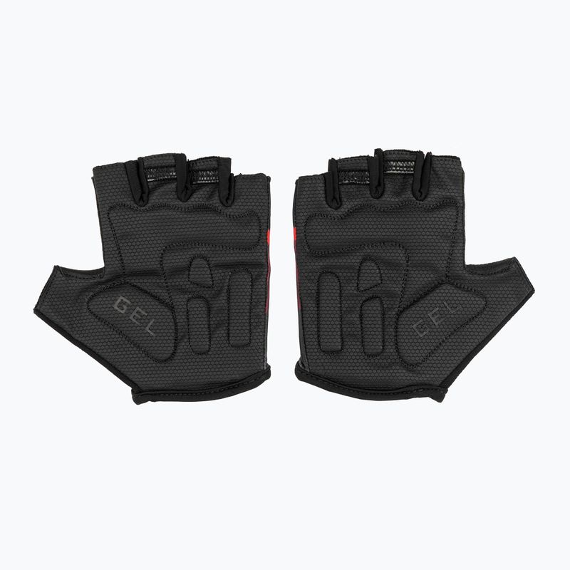 Rękawiczki rowerowe męskie Rogelli Hero II black/red/bordeaux 3