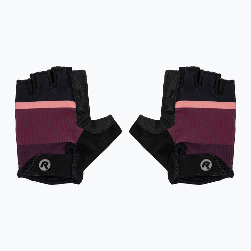 Rękawiczki rowerowe damskie Rogelli Impress II W burgundy/coral/black 4