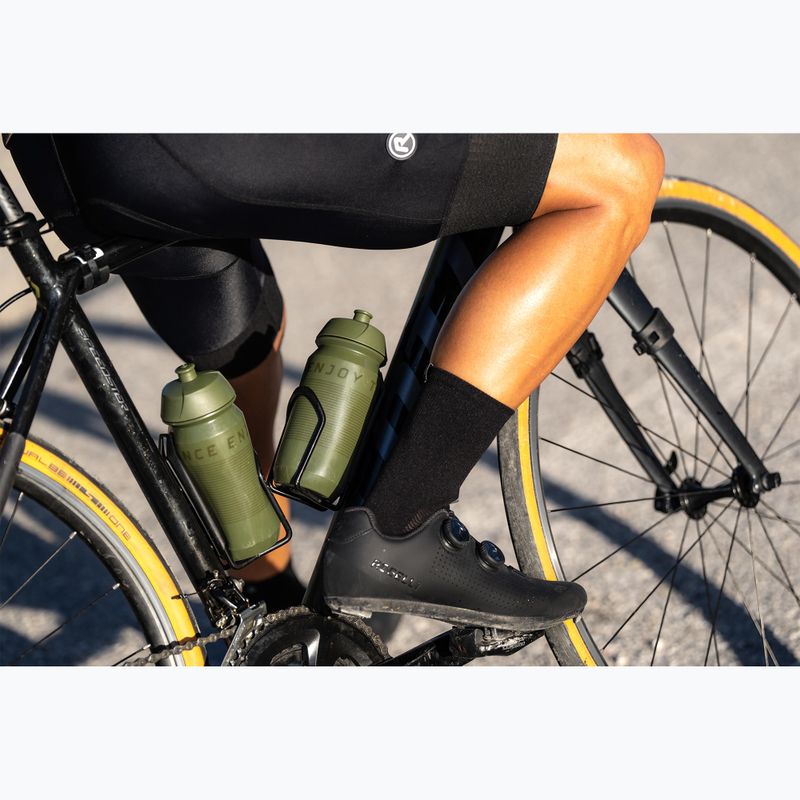 Bidon rowerowy Rogelli Bio Bottle Enjoy The Distance 500 ml army green 2