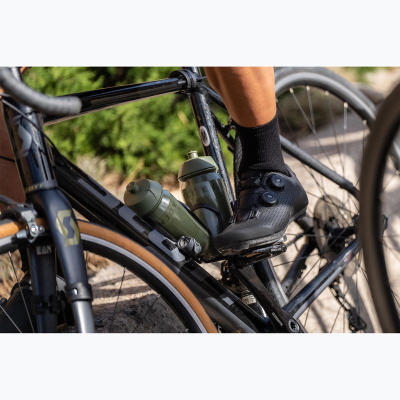 Bidon rowerowy Rogelli Bio Bottle Enjoy The Distance 500 ml army green 3