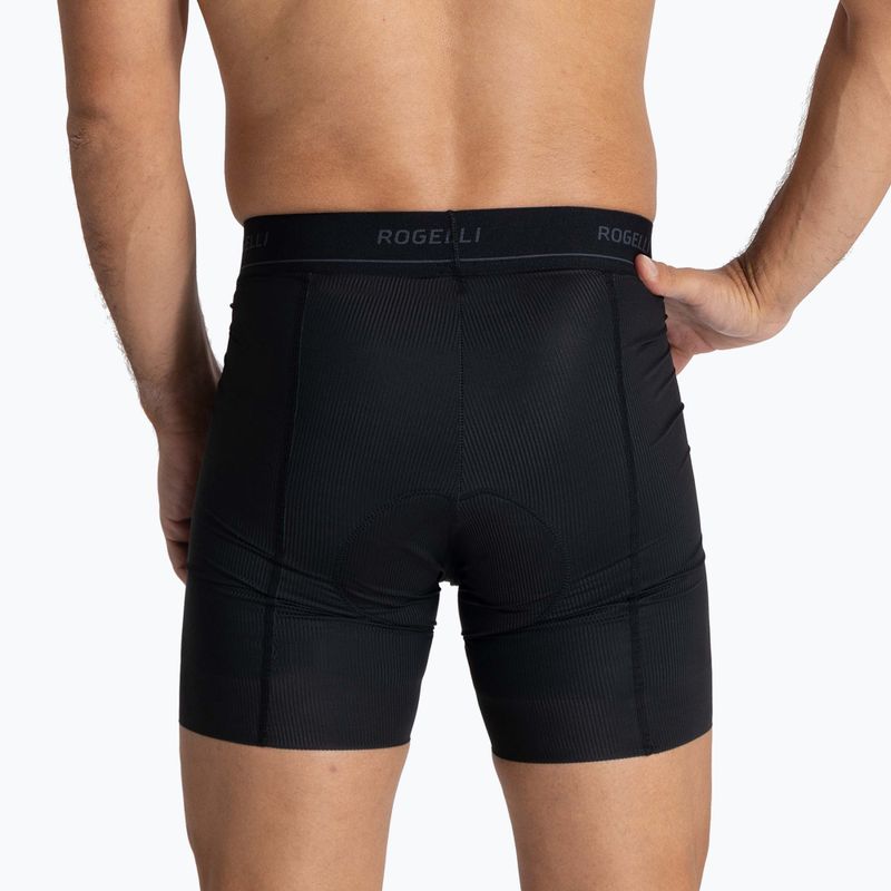 Bokserki rowerowe męskie Rogelli Prime Boxer black 4