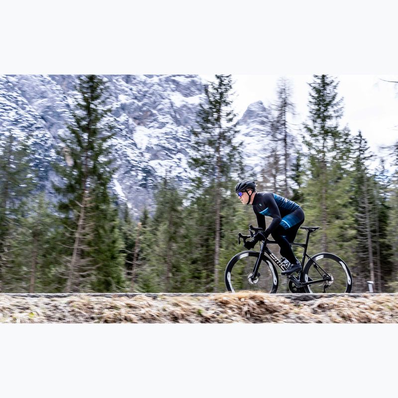 Longsleeve rowerowy męski Rogelli Hero II black/blue 10