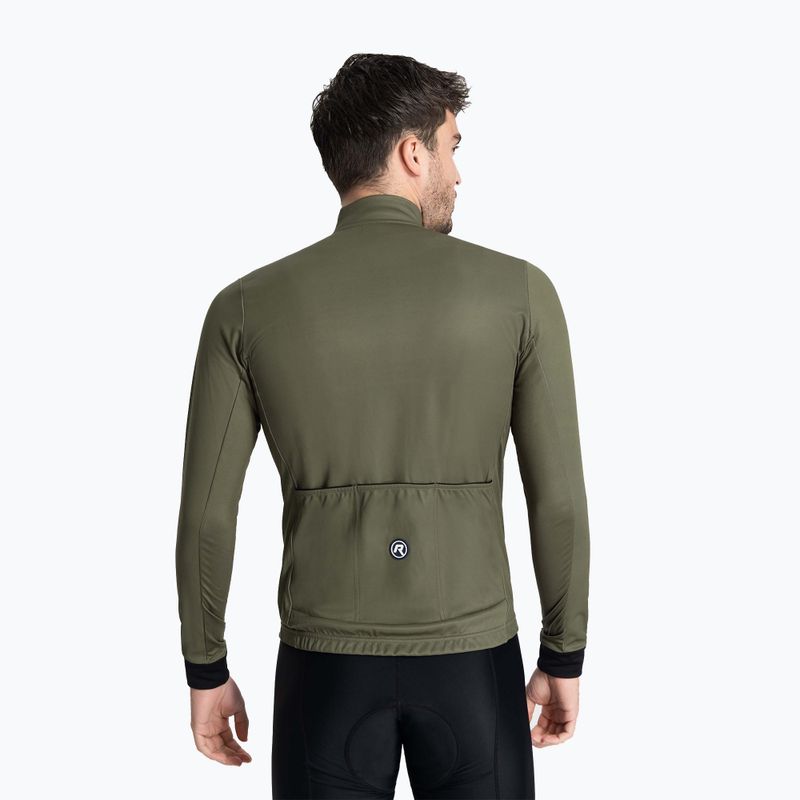 Longsleeve rowerowy męski Rogelli Core green 2