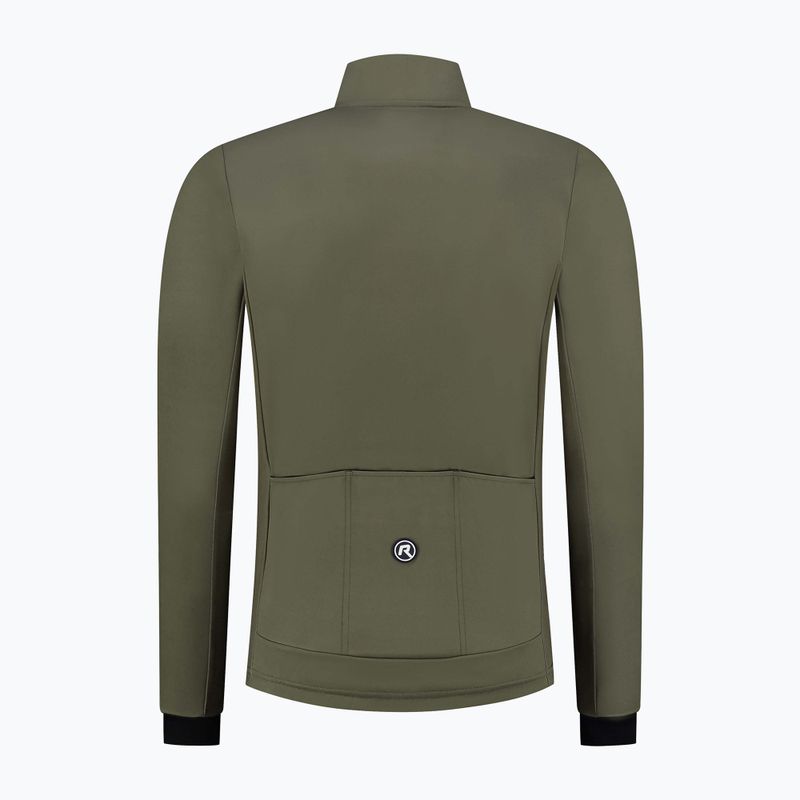 Longsleeve rowerowy męski Rogelli Core green 5