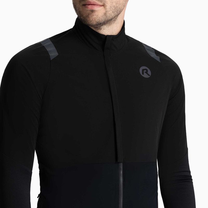 Kurtka rowerowa męska Rogelli Distance black 4