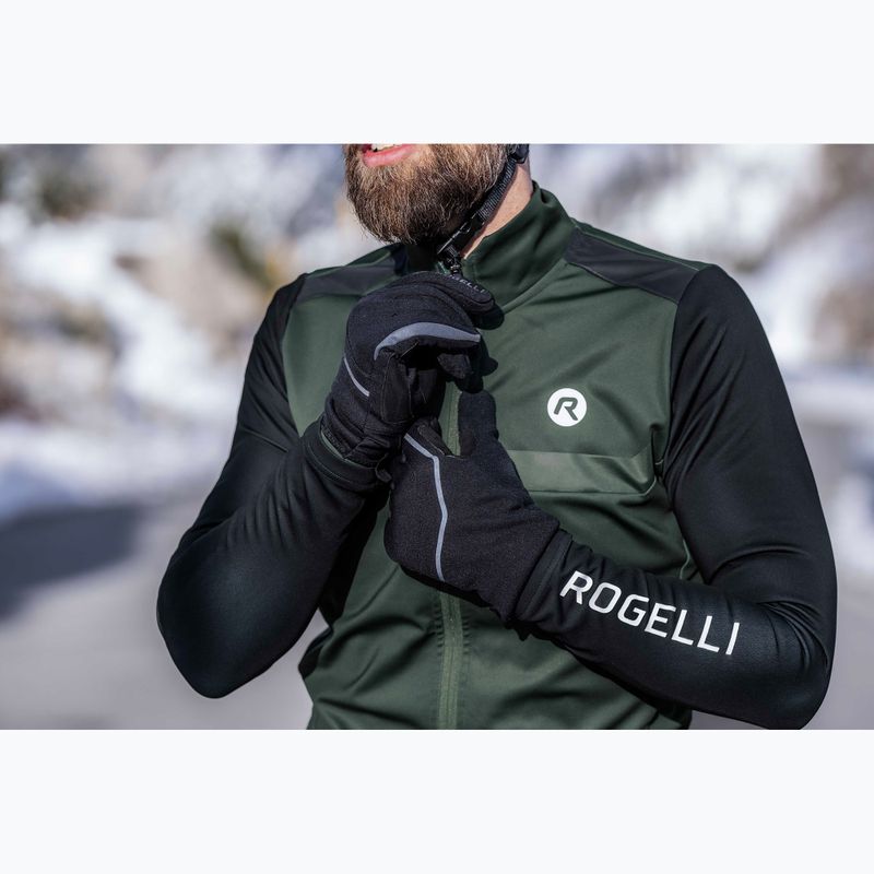 Rękawiczki rowerowe męskie Rogelli Apex Winter Windproof black 4