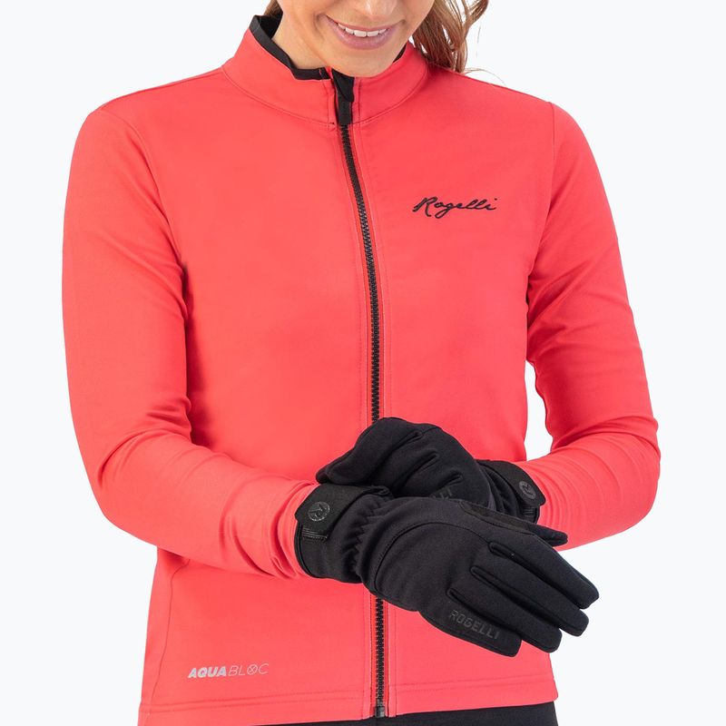 Rękawiczki rowerowe damskie Rogelli Core II Winter Windproof W black 2