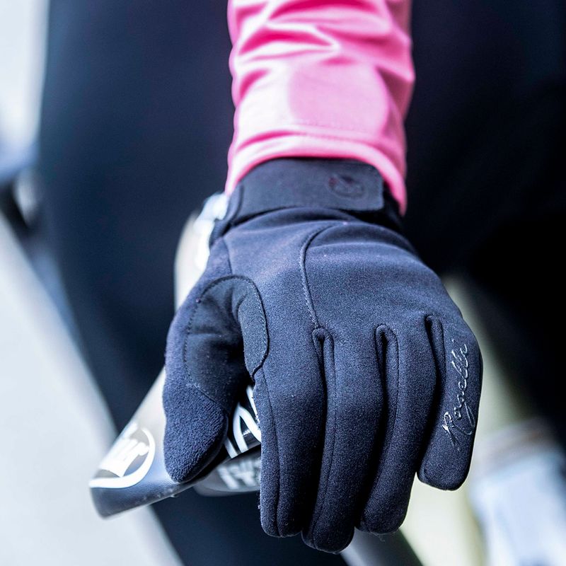Rękawiczki rowerowe damskie Rogelli Core II Winter Windproof W black 4