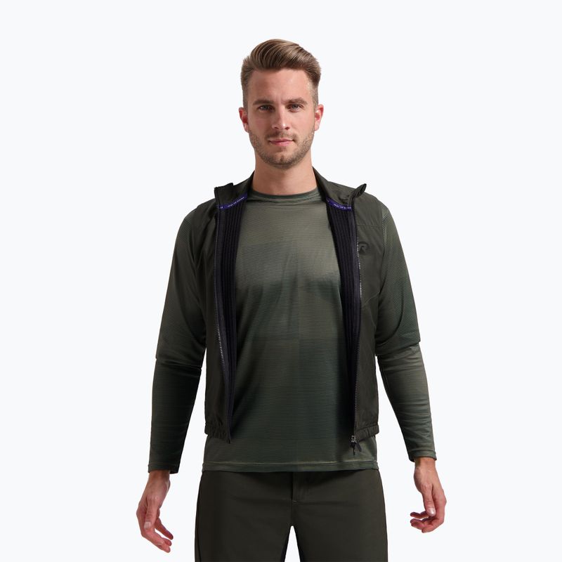 Kamizelka rowerowa męska Rogelli Advntr Insulated army green 3