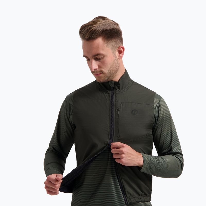 Kamizelka rowerowa męska Rogelli Advntr Insulated army green 4
