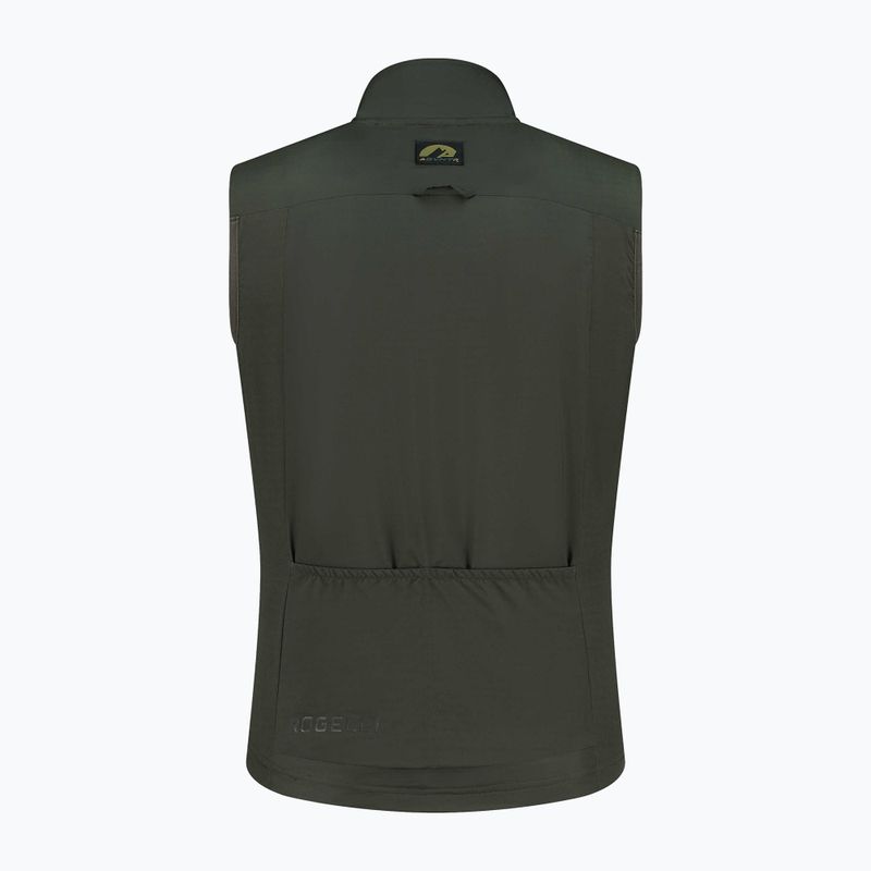 Kamizelka rowerowa męska Rogelli Advntr Insulated army green 7