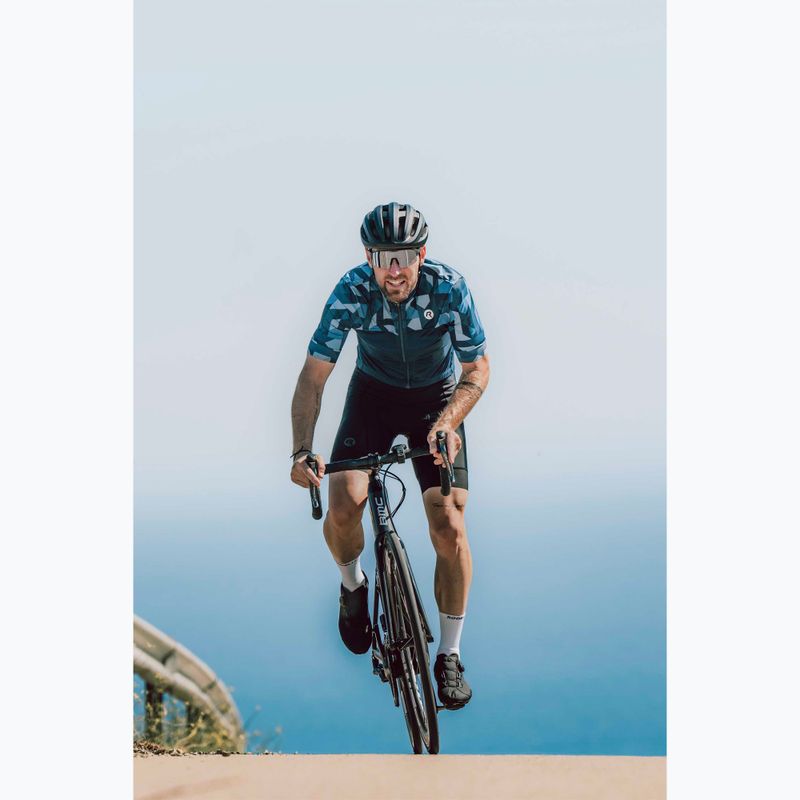 Koszulka rowerowa męska Rogelli Essential Graphic blue 6