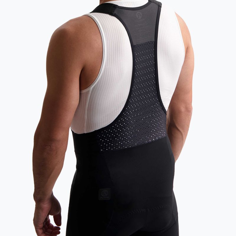 Spodenki rowerowe męskie Rogelli Signature Bib Short black 3