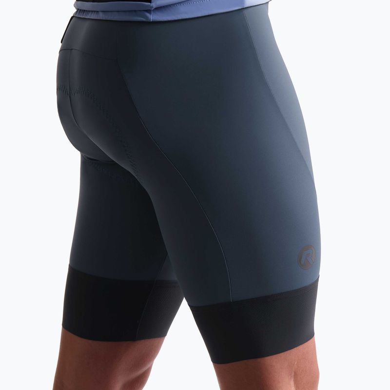 Spodenki rowerowe męskie Rogelli Signature Bib Short blue 3