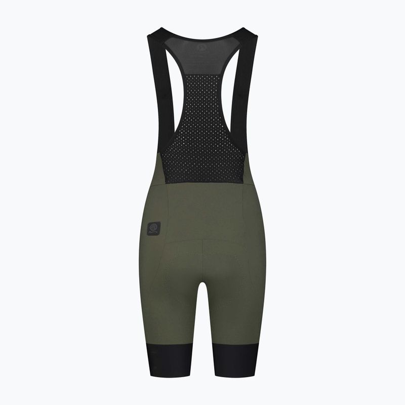 Spodenki rowerowe damskie Rogelli Signature Bib Short W green 5