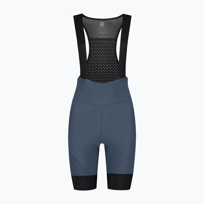 Spodenki rowerowe damskie Rogelli Signature Bib Short W blue 4