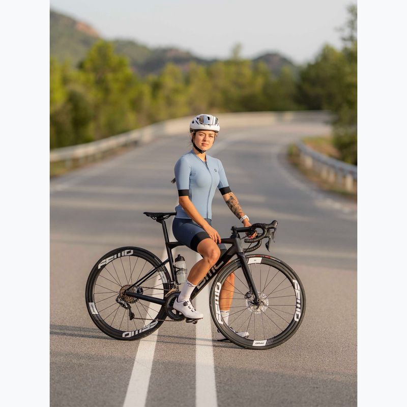 Spodenki rowerowe damskie Rogelli Signature Bib Short W blue 7