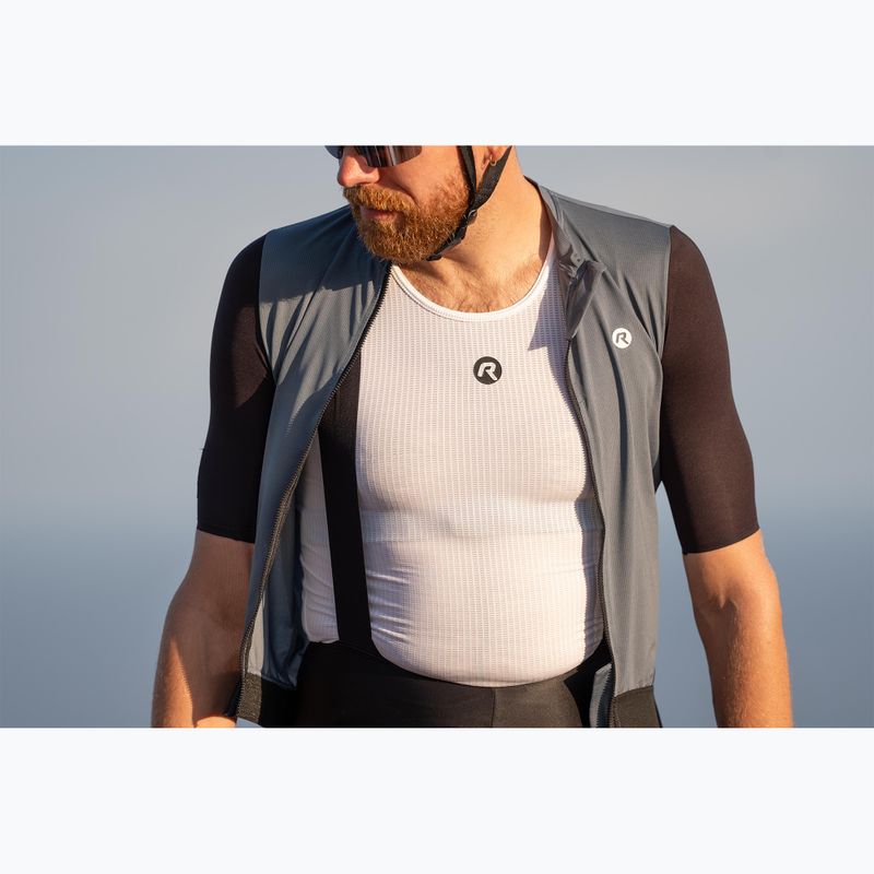 Koszulka rowerowa Rogelli Kite II Base Layer white 7