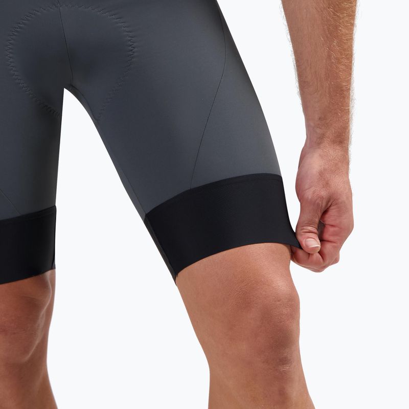 Spodenki rowerowe męskie Rogelli Signature Bib Short grey 6