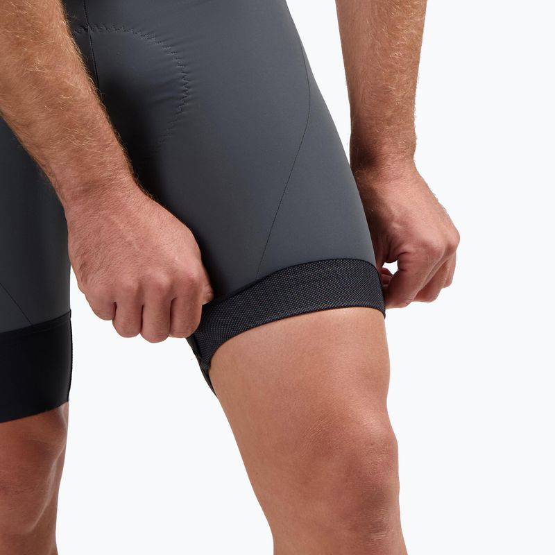 Spodenki rowerowe męskie Rogelli Signature Bib Short grey 7