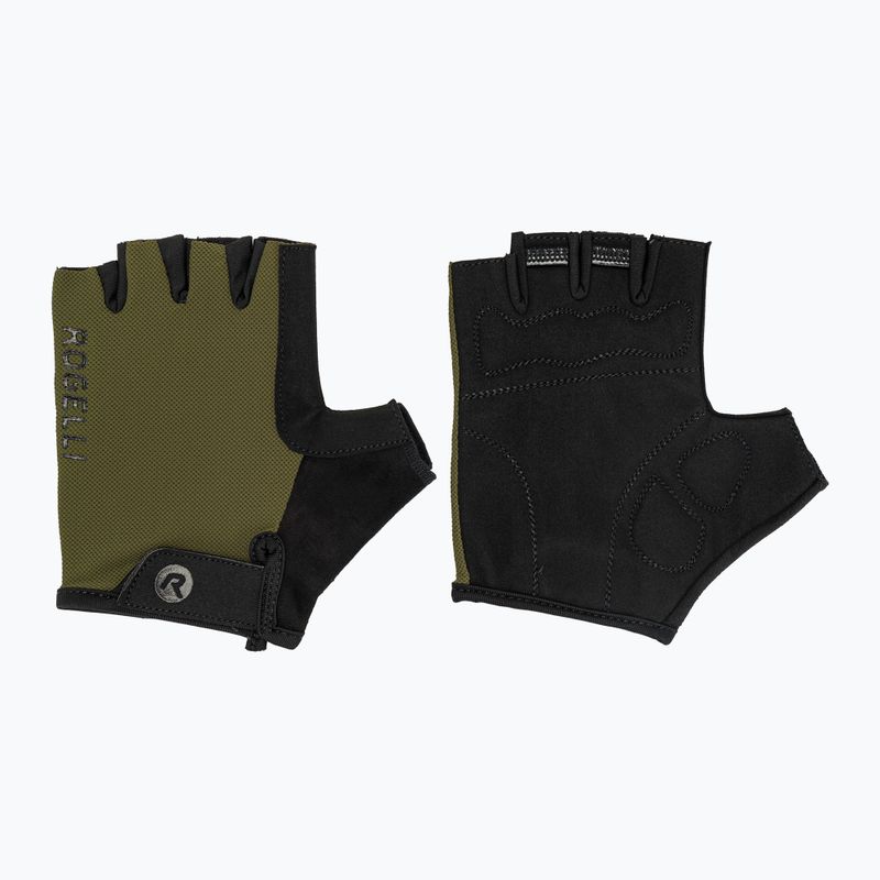 Rękawiczki rowerowe męskie Rogelli Core army green