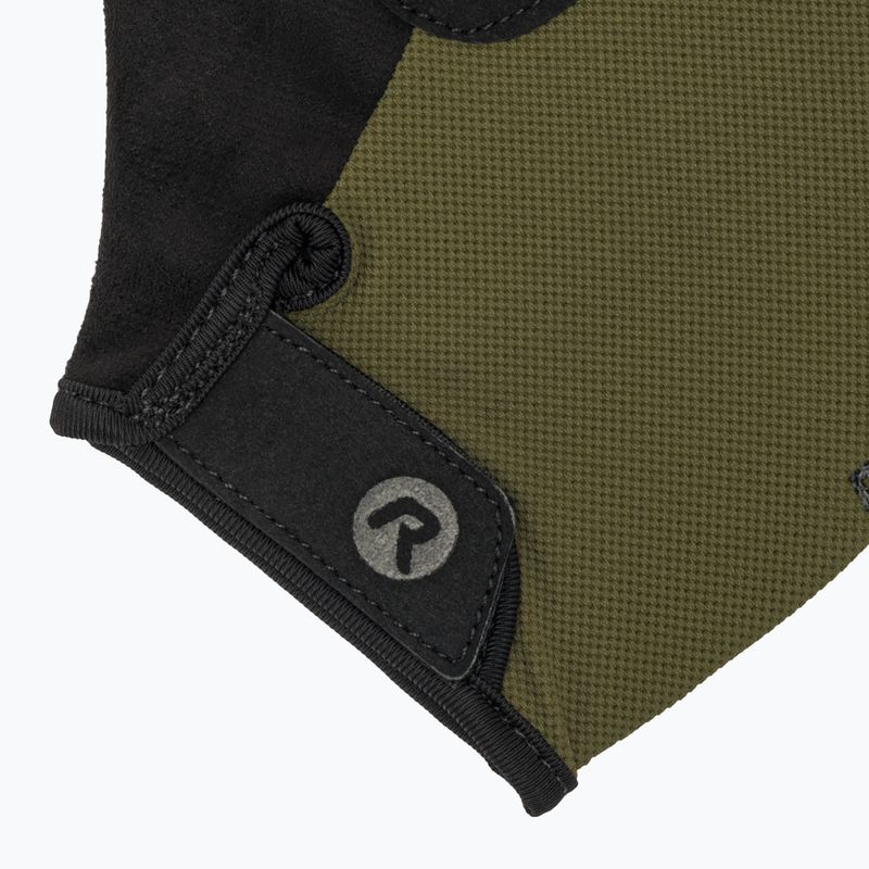 Rękawiczki rowerowe męskie Rogelli Core army green 4