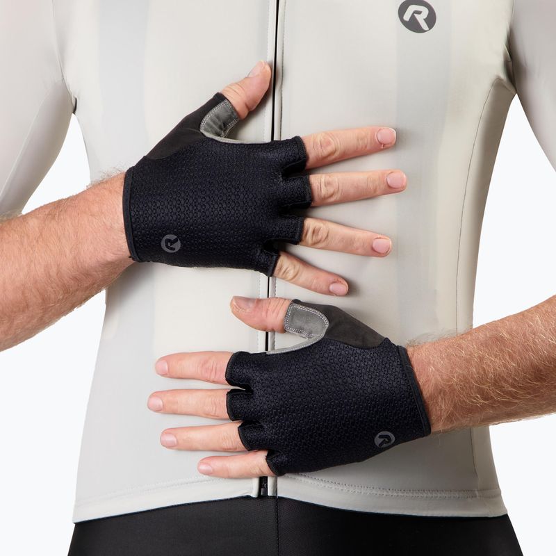 Rękawiczki rowerowe męskie Rogelli Classic black 2