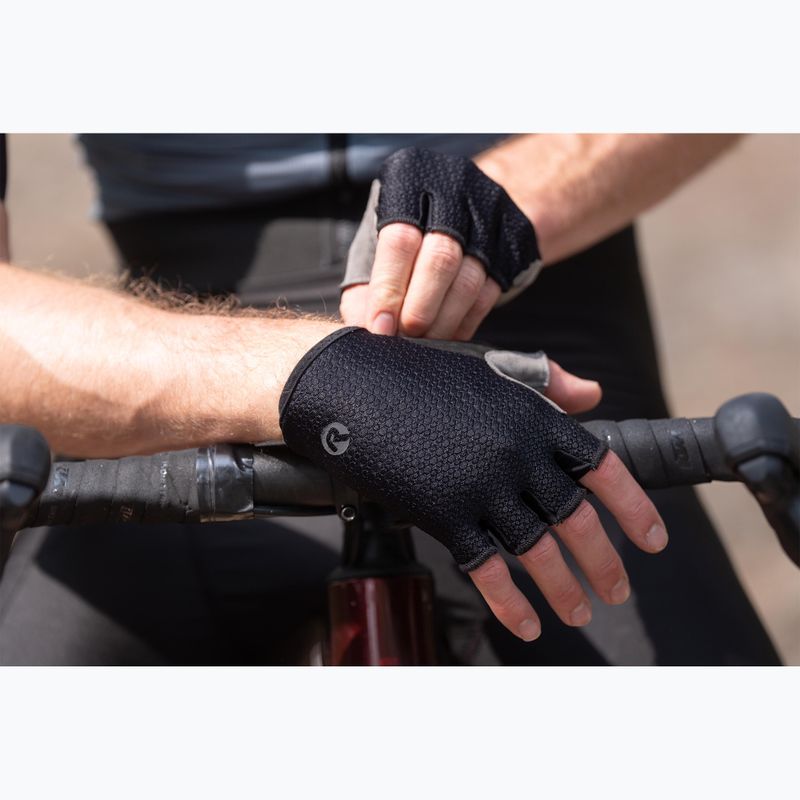 Rękawiczki rowerowe męskie Rogelli Classic black 3