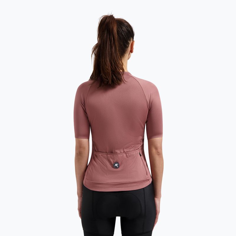 Koszulka rowerowa damska Rogelli Essential II pink 2