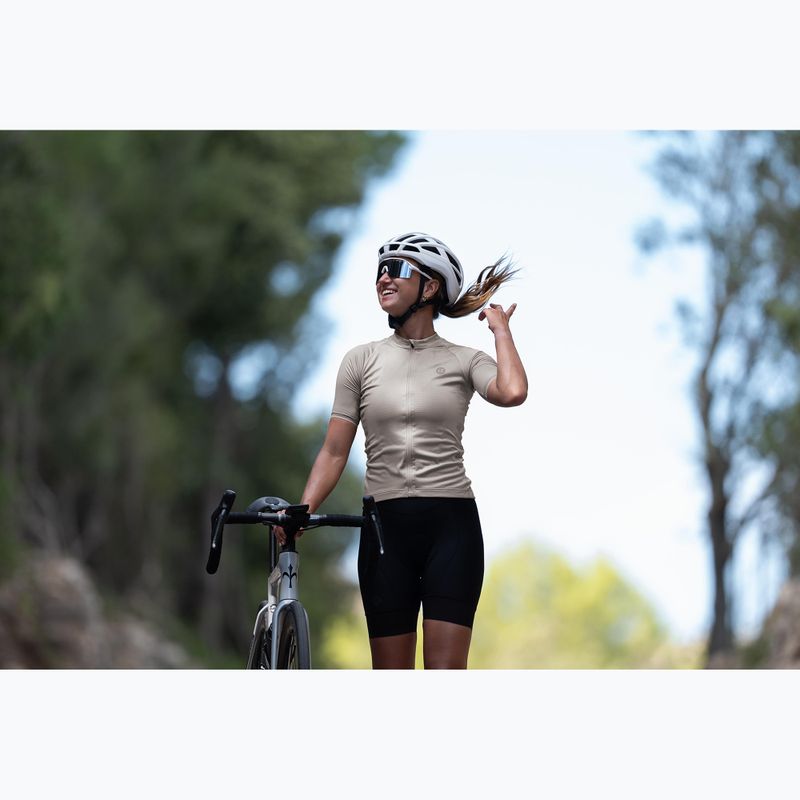 Koszulka rowerowa damska Rogelli Essential II taupe 9