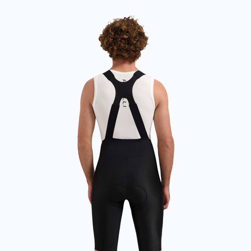 Spodenki rowerowe męskie Rogelli Distance II Bib Short black 2