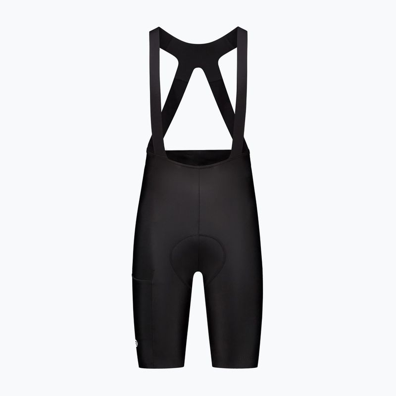 Spodenki rowerowe męskie Rogelli Distance II Bib Short black 7
