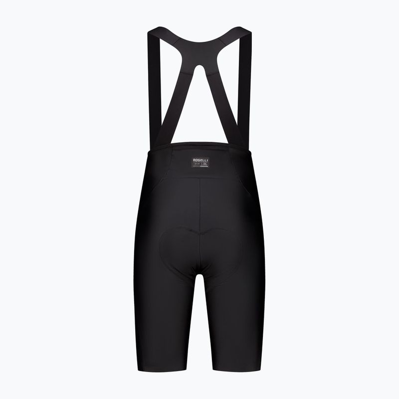 Spodenki rowerowe męskie Rogelli Distance II Bib Short black 8