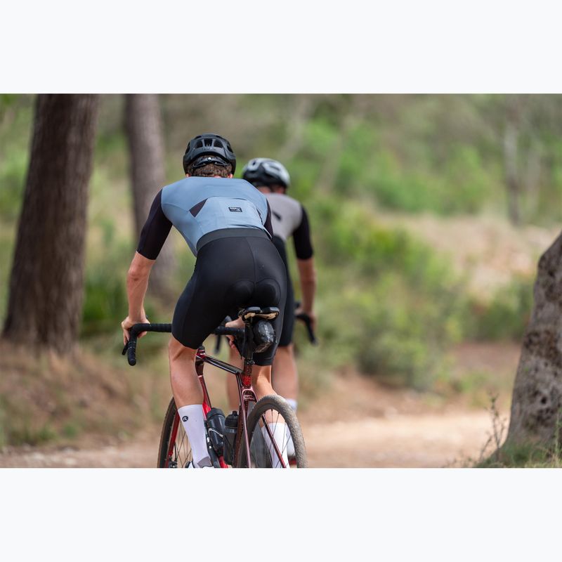 Spodenki rowerowe męskie Rogelli Distance II Bib Short black 10