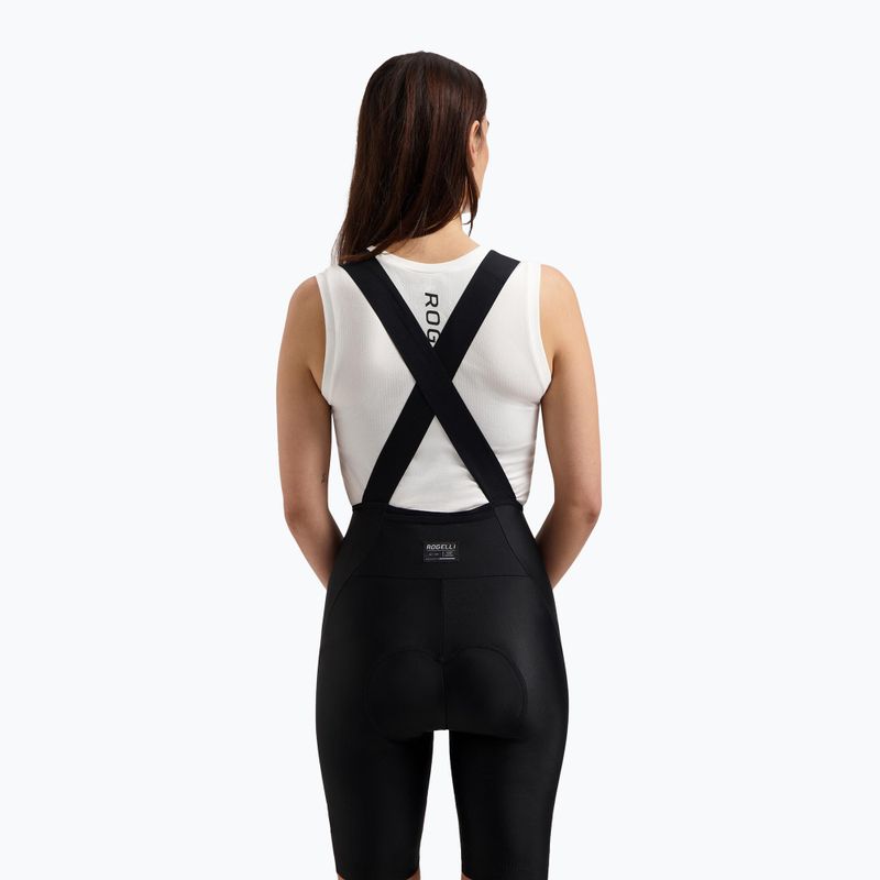 Spodenki rowerowe damskie Rogelli Distance II Bib Short W black 2