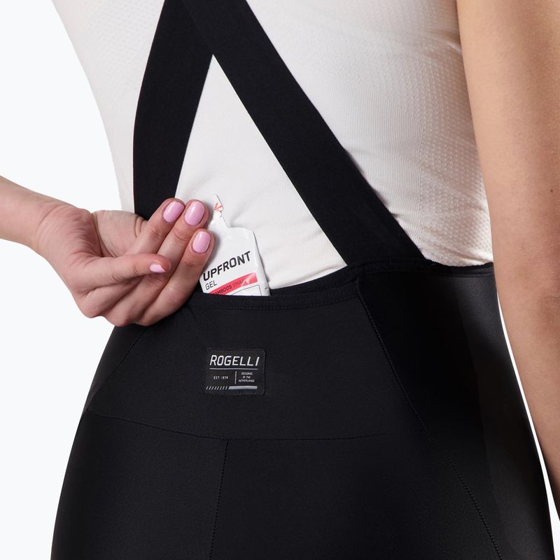 Spodenki rowerowe damskie Rogelli Distance II Bib Short W black 4
