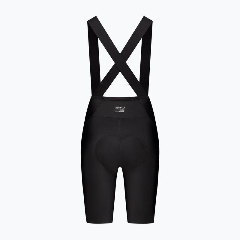 Spodenki rowerowe damskie Rogelli Distance II Bib Short W black 9