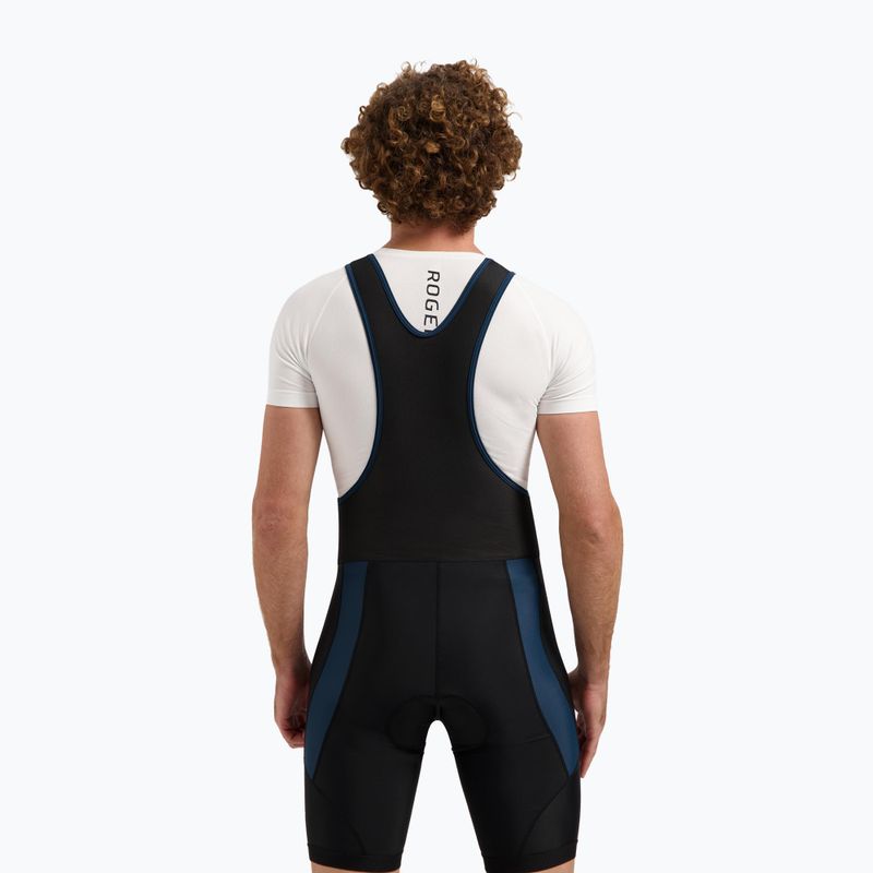Spodenki rowerowe męskie Rogelli Core Bib Short black/blue 2