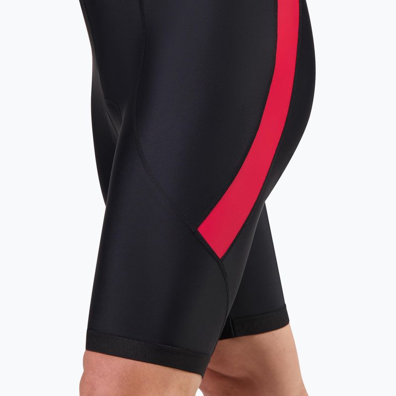Spodenki rowerowe męskie Rogelli Core Bib Short black/red 4