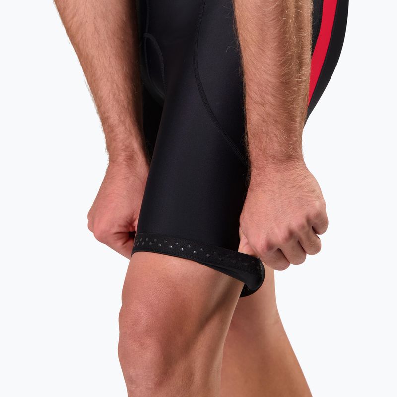 Spodenki rowerowe męskie Rogelli Core Bib Short black/red 5